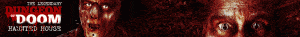 haunted house and haunted attraction marketing display banner for advertising digital media